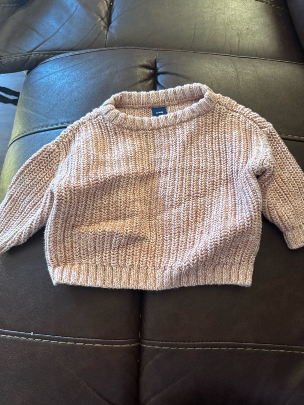 Old Navy Pink Knit Crewneck Sweater